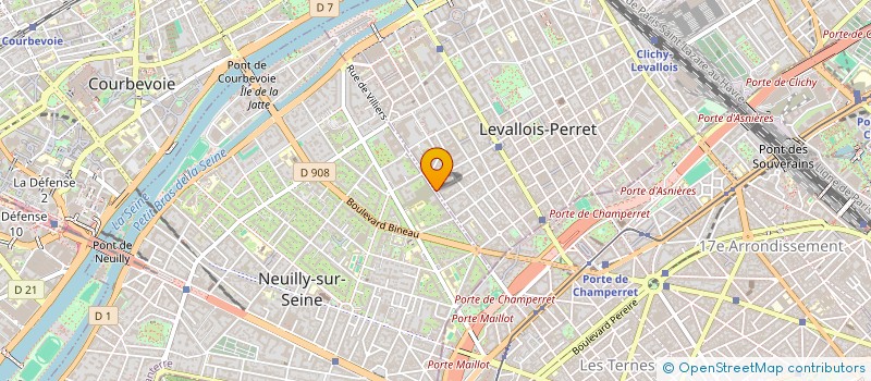 localisation de l'entreprise MC CANN CONSULTING à LEVALLOIS-PERRET