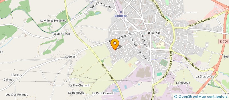 localisation de l'entreprise MC CAPITAL à LOUDEAC