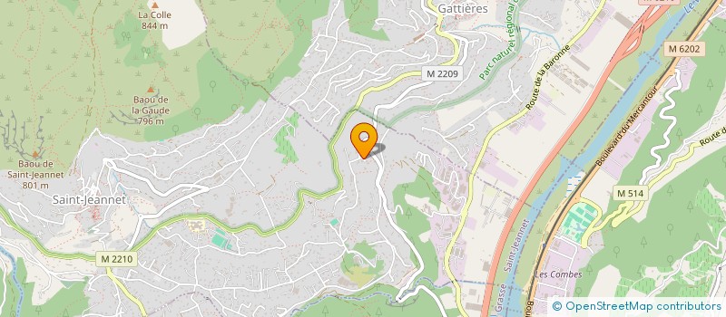 localisation de l'entreprise MC CAPITAL  SAINT-JEANNET