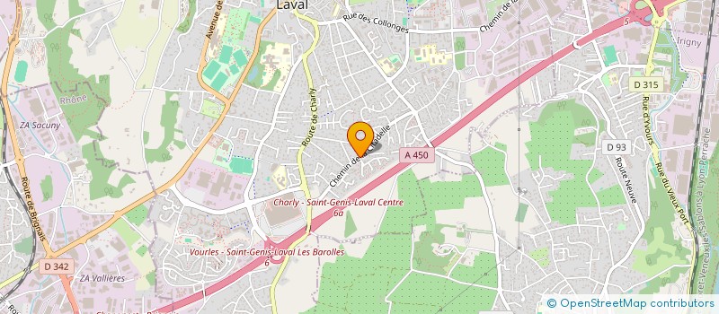 localisation de l'entreprise MC CARE  SAINT-GENIS-LAVAL