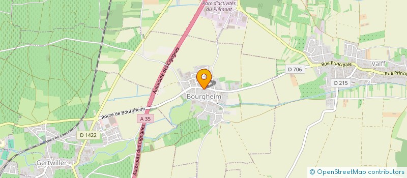 localisation de l'entreprise MC'CB  BOURGHEIM