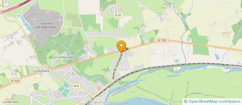 localisation de l'entreprise MC CERISIER à INGRANDES-LE-FRESNE-SUR-LOIRE