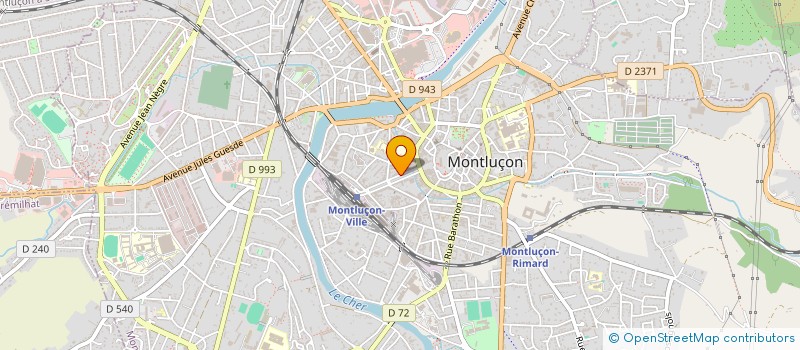localisation de l'entreprise MC CLINIC à MONTLUCON