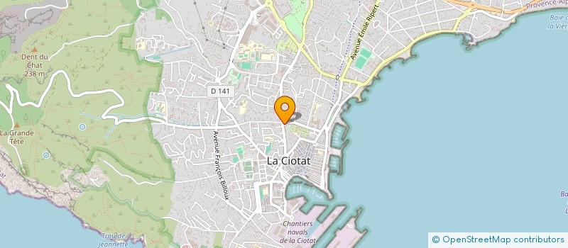 localisation de l'entreprise MC COIFF à LA CIOTAT