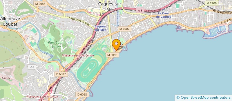 localisation de l'entreprise MC COIFFURE à CAGNES-SUR-MER