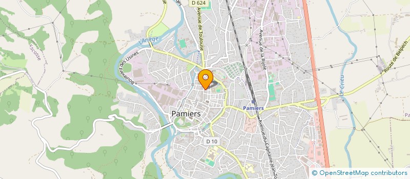 localisation de l'entreprise MC COM à PAMIERS