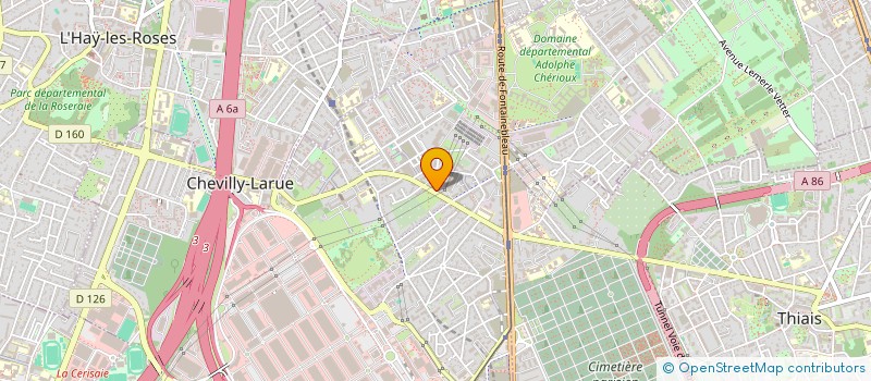 localisation de l'entreprise MC COMPTA  CHEVILLY-LARUE