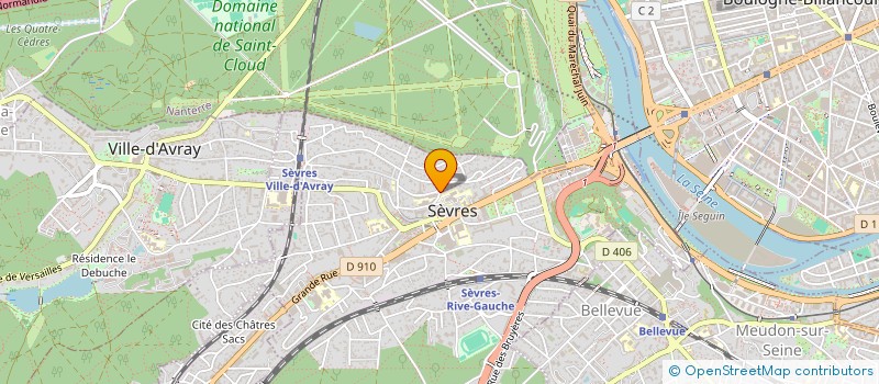 localisation de l'entreprise MC CONSEIL à SEVRES