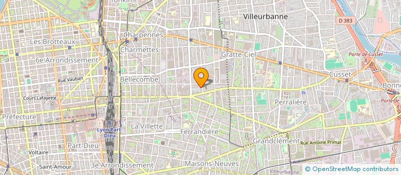 localisation de l'entreprise MC CONSEIL  VILLEURBANNE