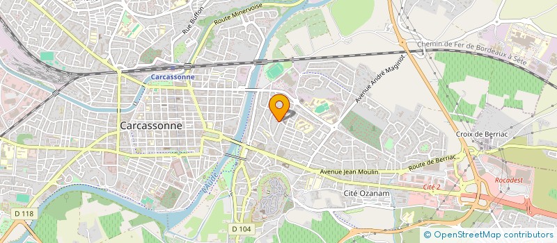 localisation de l'entreprise MC CONSEIL à CARCASSONNE