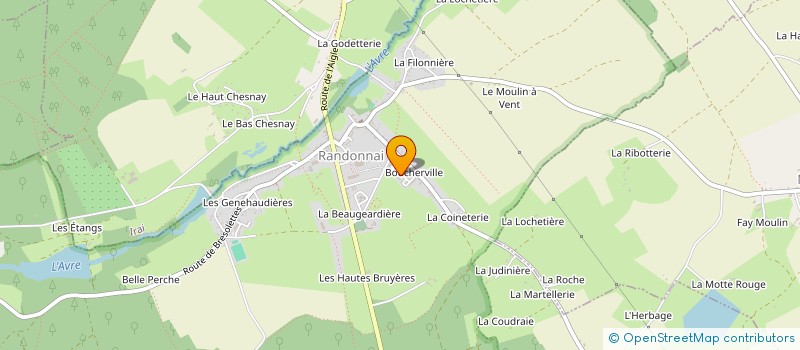 localisation de l'entreprise MC CONSTRUCTION à TOUROUVRE AU PERCHE