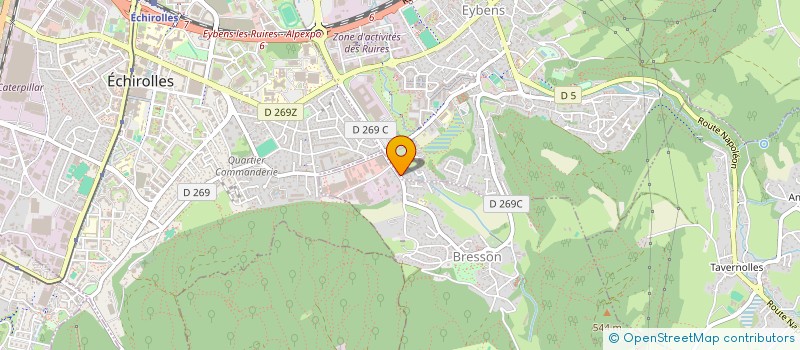 localisation de l'entreprise MC CONSTRUCTION  EYBENS