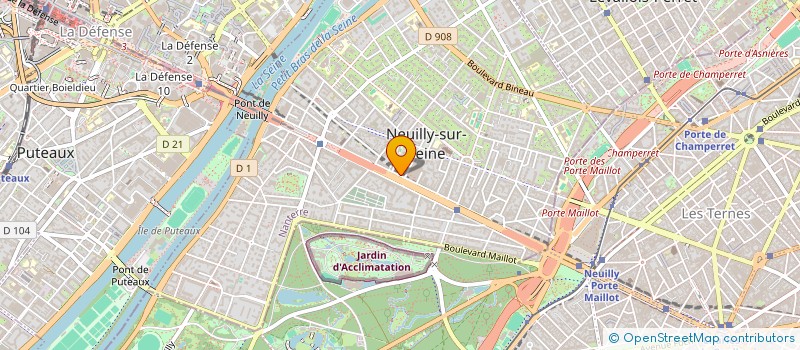 localisation de l'entreprise MC CONSTRUCTIONS à NEUILLY-SUR-SEINE