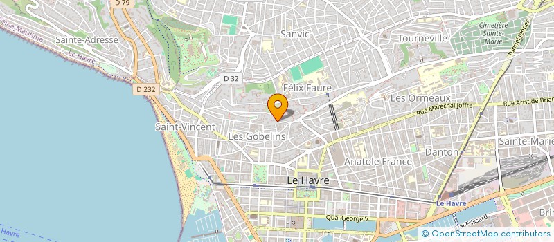 localisation de l'entreprise MC CONTACTS OCCASIONS à LE HAVRE