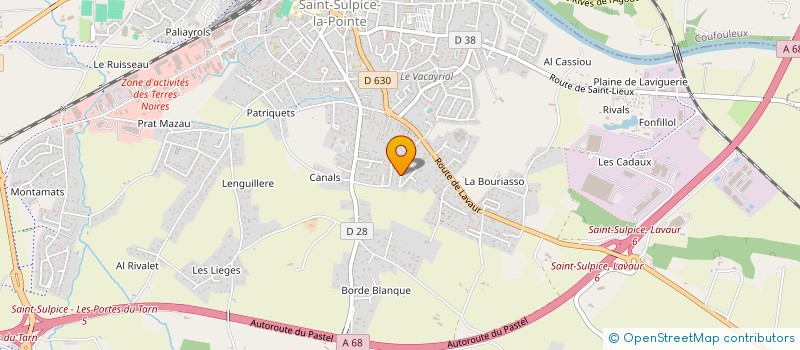 localisation de l'entreprise MC COORDINATION  SAINT-SULPICE-LA-POINTE