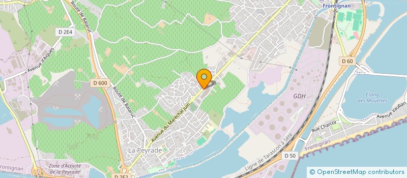 localisation de l'entreprise MC CORDONNERIE à FRONTIGNAN