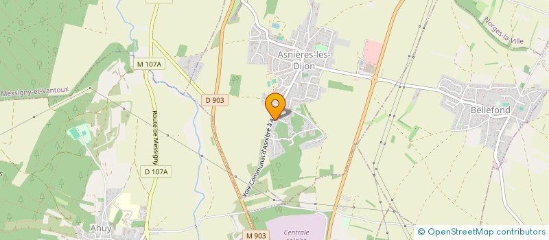 localisation de l'entreprise MC CORPORATE  ASNIERES-LES-DIJON