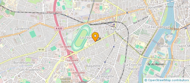 localisation de l'entreprise MC COURSES à TOULOUSE