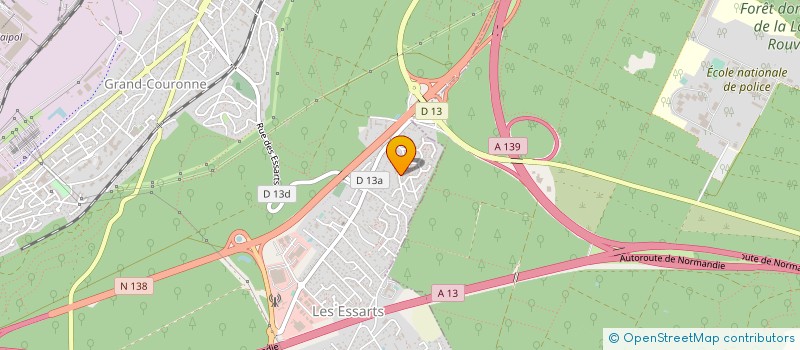 localisation de l'entreprise MC COURTAGE  GRAND-COURONNE