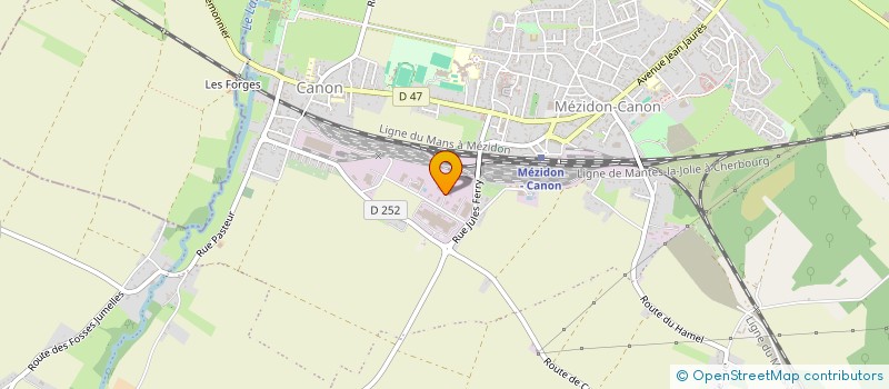 localisation de l'entreprise MC COY'S OPEN GARAGE  MEZIDON VALLEE D'AUGE