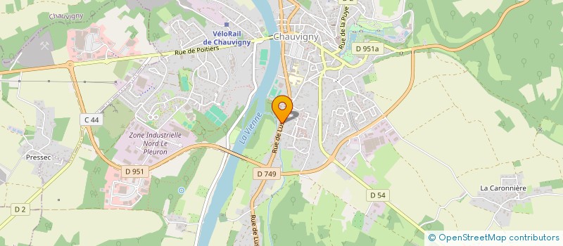 localisation de l'entreprise MC-CR  CHAUVIGNY