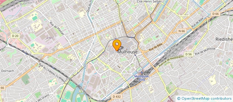 localisation de l'entreprise MC CREATION  MULHOUSE