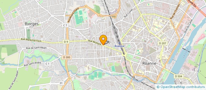 localisation de l'entreprise MC CUISINE  ROANNE