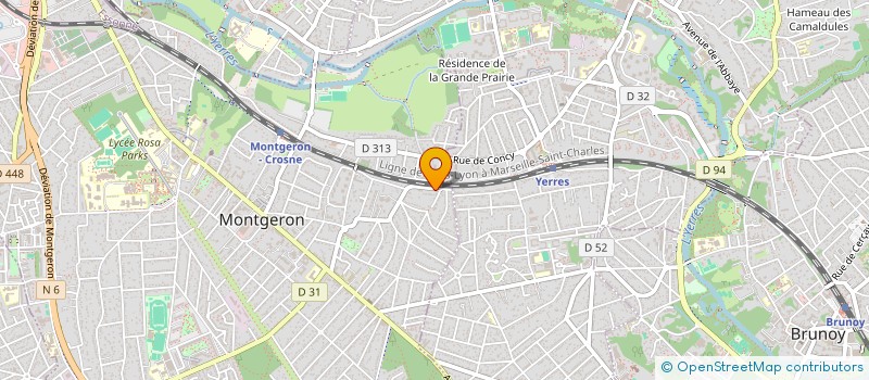 localisation de l'entreprise MC DALLAGE  MONTGERON