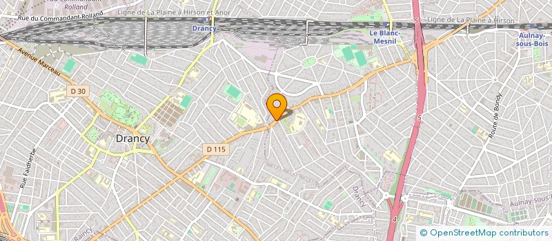 localisation de l'entreprise MC DECO  LE BLANC-MESNIL