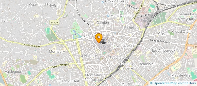 localisation de l'entreprise MC DECORATION à NIMES