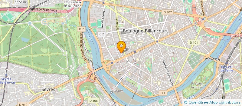 localisation de l'entreprise MC DECORATION ET AGENCEMENT à BOULOGNE-BILLANCOURT