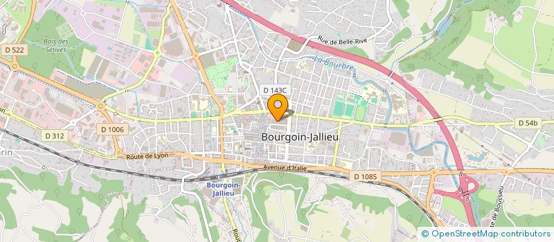 localisation de l'entreprise MC DESIGN à BOURGOIN-JALLIEU