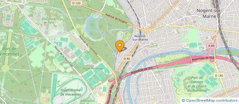 localisation de l'entreprise MC DESIGN à NOGENT-SUR-MARNE