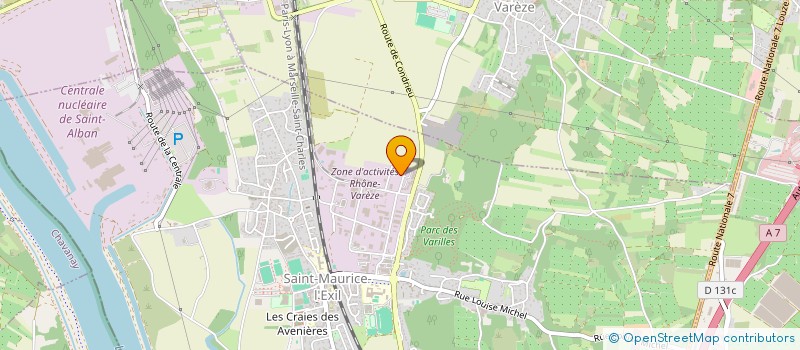 localisation de l'entreprise MC DESIGN  SAINT-MAURICE-L'EXIL