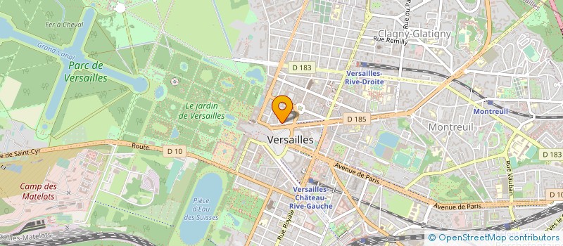 localisation de l'entreprise MC DEVELOPPEMENT à VERSAILLES