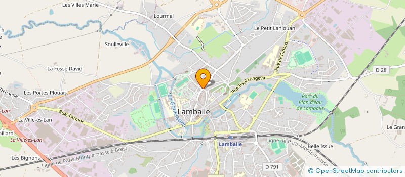localisation de l'entreprise MC DIET LAMBALLE  LAMBALLE-ARMOR