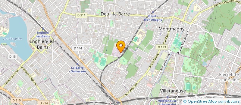 localisation de l'entreprise MC DIFFUSION  DEUIL-LA-BARRE