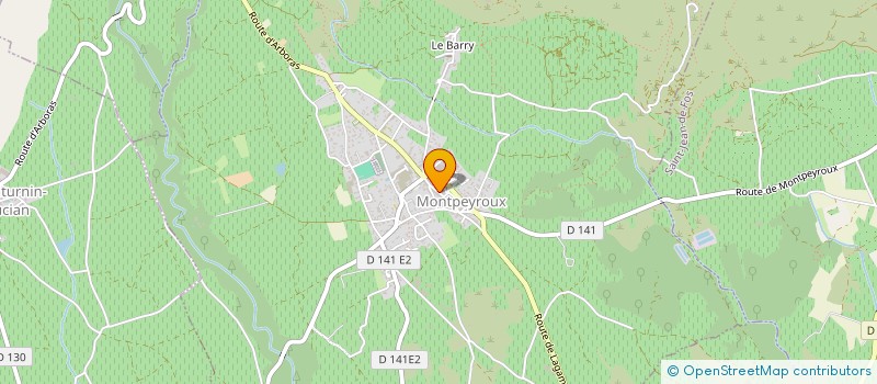localisation de l'entreprise MC DIFFUSION à MONTPEYROUX
