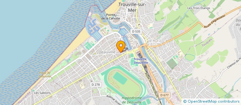 localisation de l'entreprise MC DONUTS à DEAUVILLE