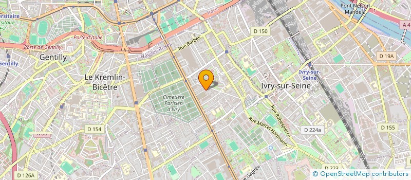 localisation de l'entreprise MC DRIVE VTC  IVRY-SUR-SEINE