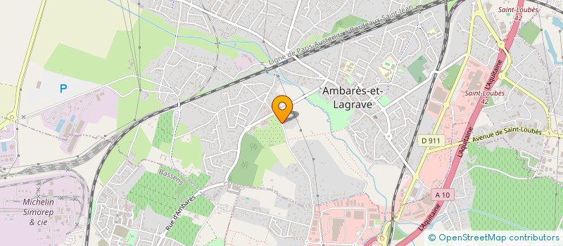 localisation de l'entreprise MC ECHAFAUDAGES à AMBARES-ET-LAGRAVE