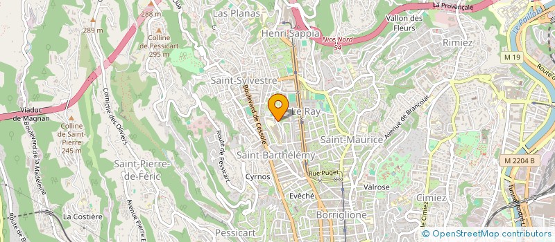 localisation de l'entreprise MC EDL 06  NICE