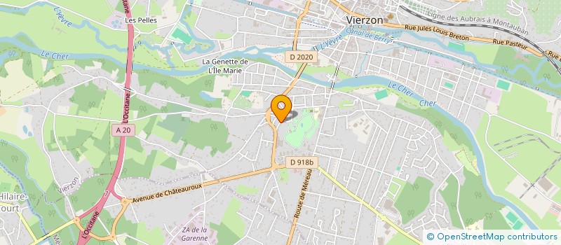 localisation de l'entreprise MC ELEC  VIERZON