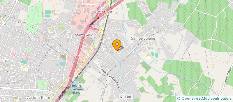 localisation de l'entreprise MC ELECTRICITE GENERALE à SAINTE-EULALIE