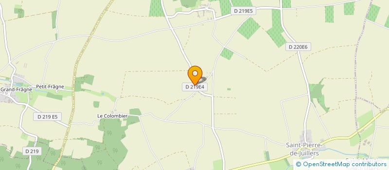 localisation de l'entreprise MC ENERGIE 17  SAINT-PIERRE-DE-JUILLERS