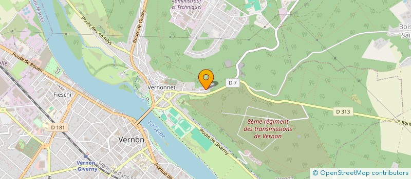 localisation de l'entreprise MC ETANCHEITE à VERNON