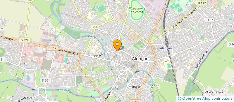 localisation de l'entreprise MC ETUDES à ALENCON