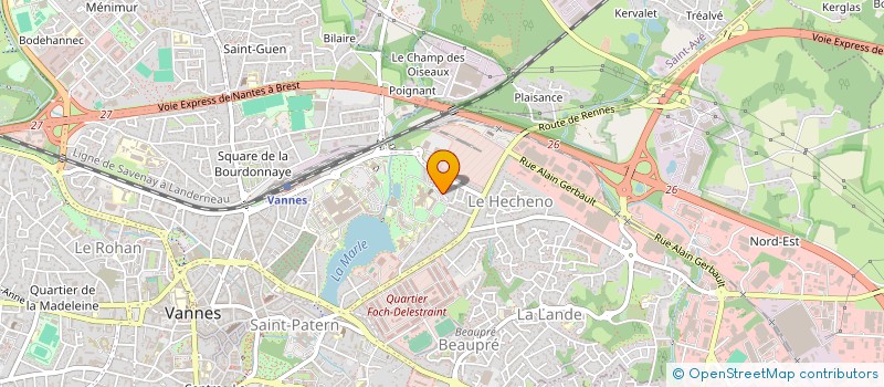 localisation de l'entreprise MC-FAV à VANNES