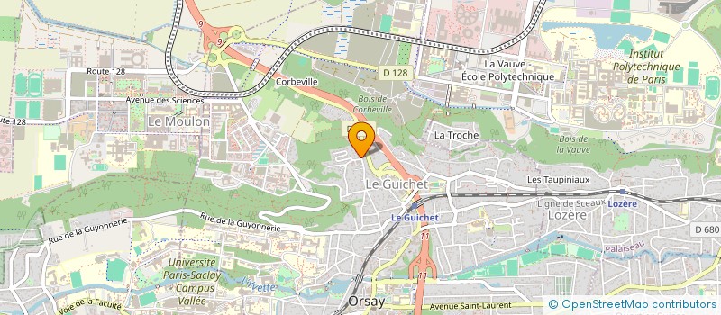 localisation de l'entreprise MC FINANCES à ORSAY