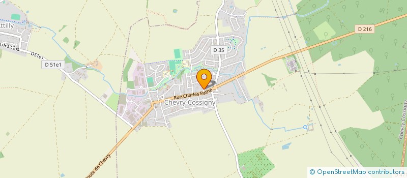 localisation de l'entreprise MC FLY  CHEVRY-COSSIGNY